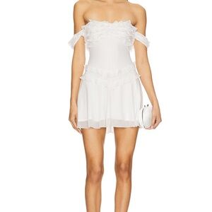 Charrisse Mini Dress in White
